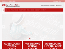 Tablet Screenshot of ipc-akademie.com